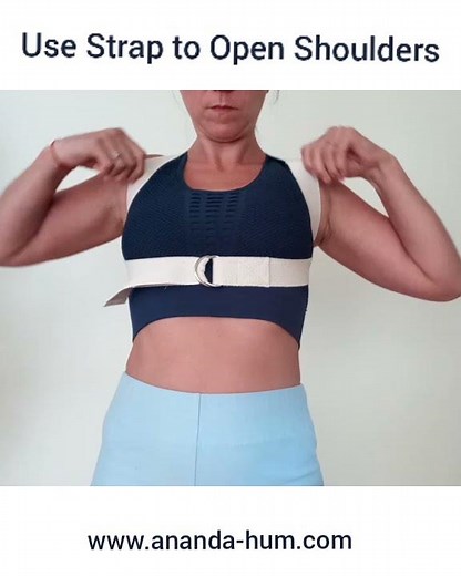 Use a Yoga Strap as a Chest Opener