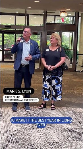 Lions Clubs International President Mark S. Lyon is Rooted in Service at Lions Headquarters