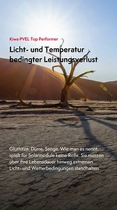 Glut und Glanz 🌟 Solarmodule sind im Alltag intensiver Lichtstrahlung und Wetter ausgesetzt, was ihre Leistung mindern kann. Daher testet KIWA PVEL die Qualität und Haltbarkeit der Module unter Extrembedingungen. LID-Test (Lichtbedingter Leistungsverlust): Hier wird geprüft, wie stark die Leistung der Solarzellen durch Licht abnimmt: ☀️ Lichtcheck: Die Zellen werden intensivem Licht ausgesetzt. 📊 Leistungsmessung: Die Leistung wird vor und nach dem Lichtcheck gemessen. 🔍 Langzeitbeobachtung: 