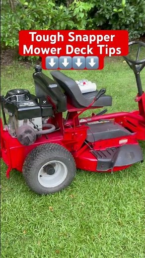 Snapper Rear Engine Rider Deck Prep & Paint Tips you can do! #diy #lawn #fyp