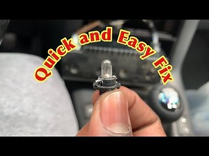 BMW E36 M3: How to change OBC bulbs (DIY)