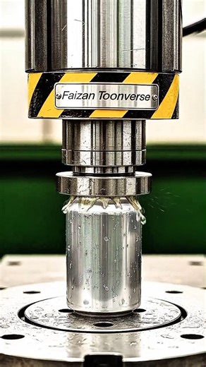 Hydraulic Press vs Soda Can 💥 Satisfying Crush in Slow Motion #trending #crushing #viralshorts