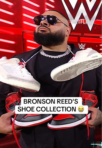 Bronson Reed's Impressive Collection of Roman Reigns' Shoes