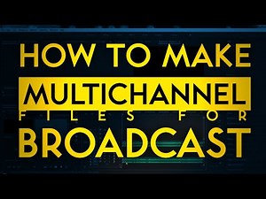 How To Export Multichannel Audio for Broadcast in Premiere Easily! (8 Channel MXF)