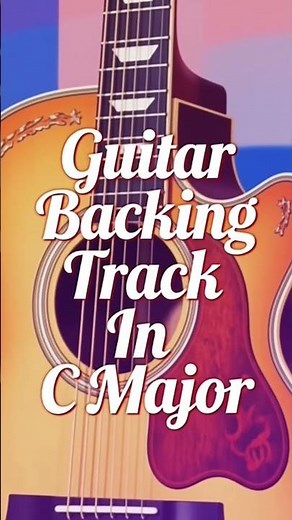 Guitar Backing Track In C Major #shorts