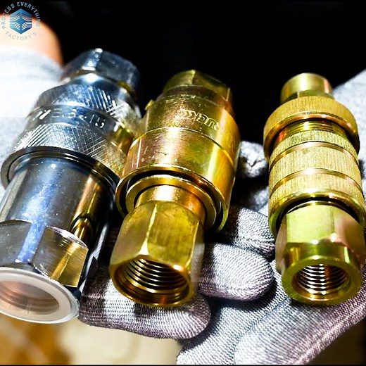 16K views · 334 reactions | How the Chinese Factory Manufacture Hydraulic Quick Connect | Process everything factory’s | Facebook