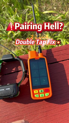 Slay! Hunting Dog Pairing Is So Easy-Double Tap Popup Connect #viral #huntingdog #hunting #gpstracker #dog
