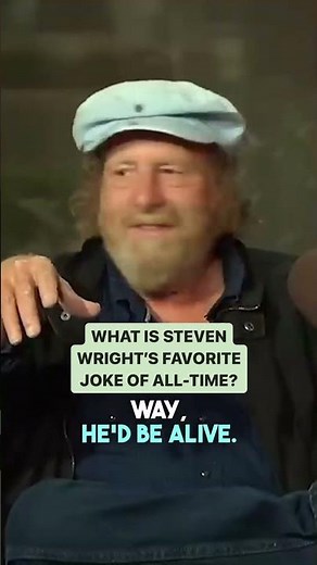 Comedian Steven Wright Reveals His Favorite Joke of All-Time