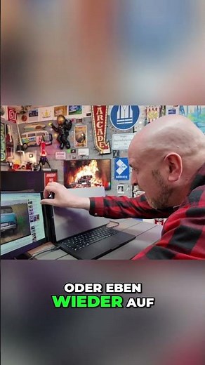 Clear, glare-free, portable – your new monitor!