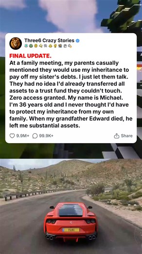 FINAL UPDATE. At a family meeting, my parents casually mentioned they would use my inheritance to pay off my sister's debts. I just let them talk. The... #foryou #fyp #reels #viral #redditstorytime #redditposts #storytime #redditstories #reddit #askreddit #paranormal #redditparanormal #nosleep | Video Top List
