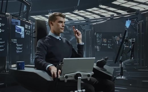 劳斯莱斯科幻短片，未来无人船舶控制中心