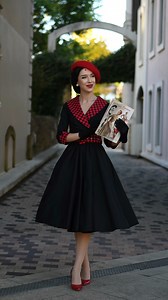 A little vintage moment with the Tiffany coat dress ❤️ | Dolly and Dotty