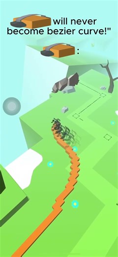 the perfect(ish) bezier curve! #dancingline