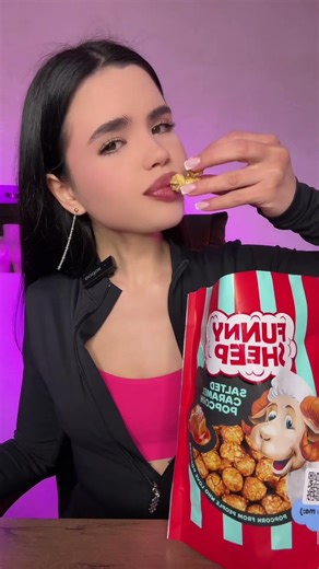 Relaxing ASMR Food Eating | Crunchy Candy & Popcorn