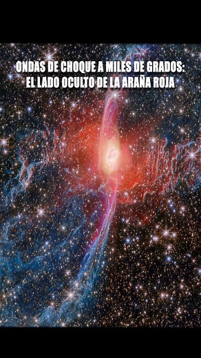 Nebulosa Araña Roja: Burbujas de H2 de 3 años luz de diámetro detectadas por la NirCAM del James Webb #hubble #jameswebb #esa #nasa #astronomia | Mirando al cielo