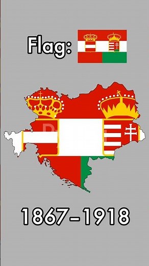 Evolution of Austria 🇦🇹 #history #map #austria #shorts