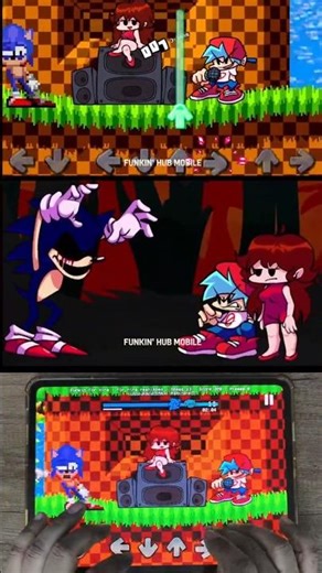 Friday Night Funkin' Mobile Sonic For Hire Animation - FNF Sonic Mod