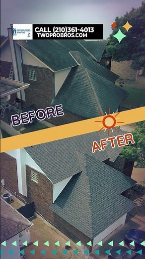 Before & After Roof and Siding Transformations in #sanantonio & #newbraunfelstexas