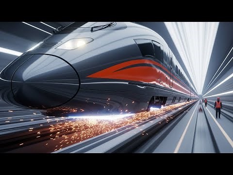 Inside China’s Maglev Factory Building a 600 kmh Floating Train