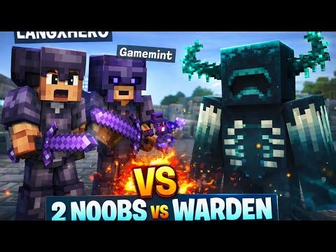 Can 2 Noobs survive the warden?!!