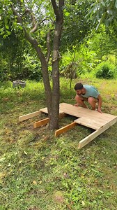 5.5K views · 31 reactions | Building a bench around a tree | Busy Panda | Facebook