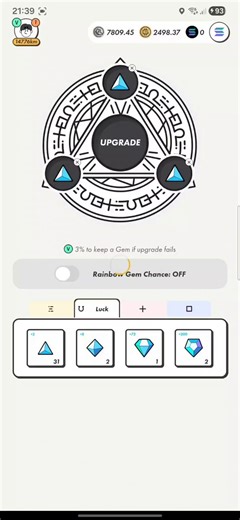 Finally I got 1 GEM back haha ​​I hope this happens to the lvl 4 or 5 too.VIP offers this possibility, to have certain PERKS; extra chances to keep 1 gem ( 3% ) from a failed upgrade or a minting scroll from a mint ( 2% )#STEPN activation code: 15962280