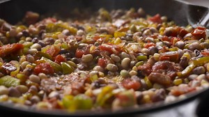 Jamie Swofford's Field Pea Succotash | The Key Ingredient | PBS North Carolina