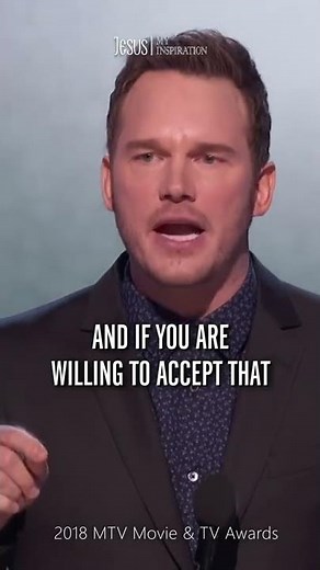 Chris Pratt powerful speech on God's love at MTV Movie & TV Awards #shorts