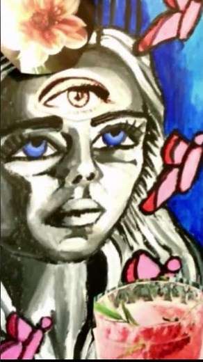Acrylic Collage Short 7