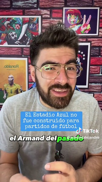 Historia del Estadio Azul: ¡No fue construido para fútbol!