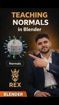 What Are Normals in Blender? | Beginner to Pro Guide || REX