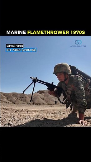 marine 74 flamethrower 1970s