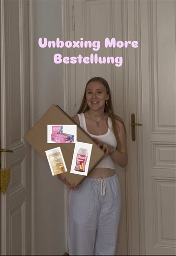 Unboxing More Bestellung: Mehr zu MORE NUTRITION
