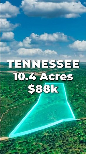 10 Acres of TENNESSEE Land for Sale with Power & Fiber Internet • LANDIO