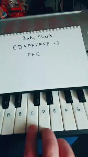 #babyshark #piano #keyboard #tutorial #guide #keyboarddan