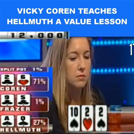 VICKY COREN TEACHES HELLMUTH A VALUE LESSON | Ramdan k
