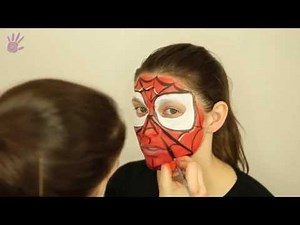 Malowanie buziek, Malowanie twarzy, Face Painting # 4 - Spiderman