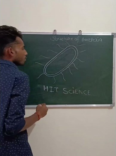 "Bacteria Structure Ka Drawing: Simple Steps to Draw Bacteria for Science Students!"🦠🧫