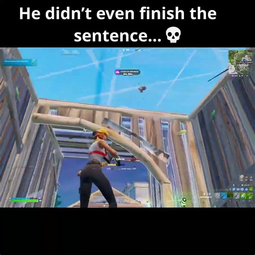 He didn’t even finish the sentence… 💀 #fortnite #shorts