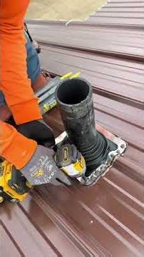 Installing a pipe boot the right way #metalroof #metalroofing #construction #roofing