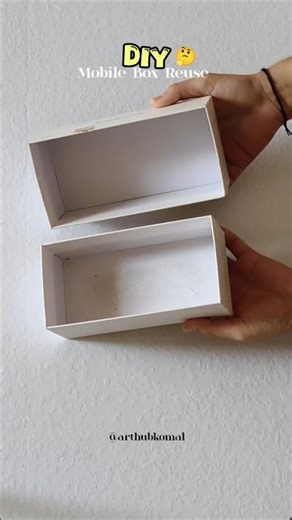 Mobile Box Reuse Ideas ✨ for Wall Shelf Decor #shorts #walldecor #wallhanging #craft