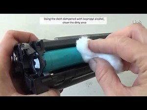 How to Clean a Laser Printer Drum without Removing it from the Toner