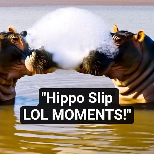 Funny Hippo Moments That’ll Make You Laugh Out Loud! #shorts