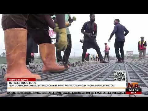 Edo Governor Inspects Rahmat Park Flyover – Record-Time Delivery Promised! 🚧