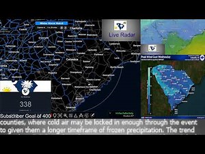Live Forecast and Radar for 1/8/2025 for South Carolina