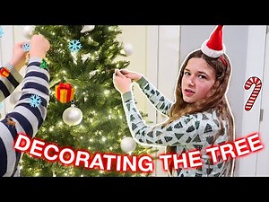 Decorating Our CHRISTMAS Tree!! | CILLA AND MADDY
