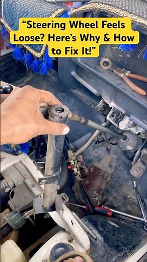“Steering Wheel Feels Loose? Here’s Why & How to Fix It!” #automotivetips #steeringwheel #balljoint