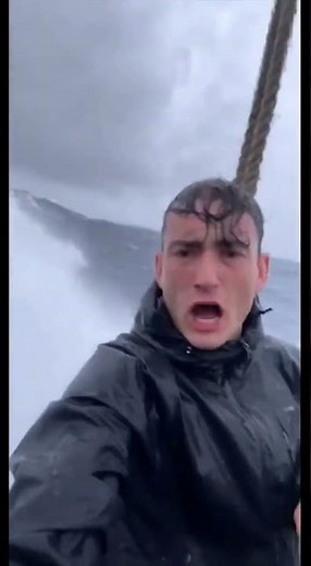 Ship Struggles in Massive Storm — Intense Footage! 🌊🚢