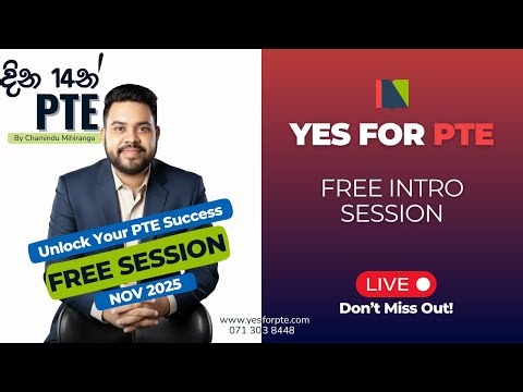 Yes for PTE – Free PTE Information Session | November 2025