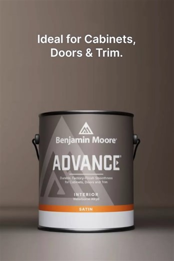 ✨ Say hi to ADVANCE®! ✨ This waterborne alkyd paint dries to a furniture-quality finish that lasts. Low odor ✅ Low VOC ✅ Super durable & washable ✅ Perfect for cabinets, doors & trims! 💯 #benjaminmooresingapore